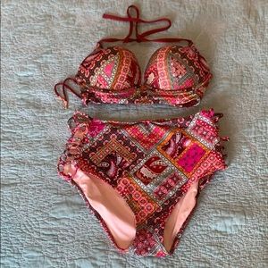 2 piece VS bikini push up 36C/Large